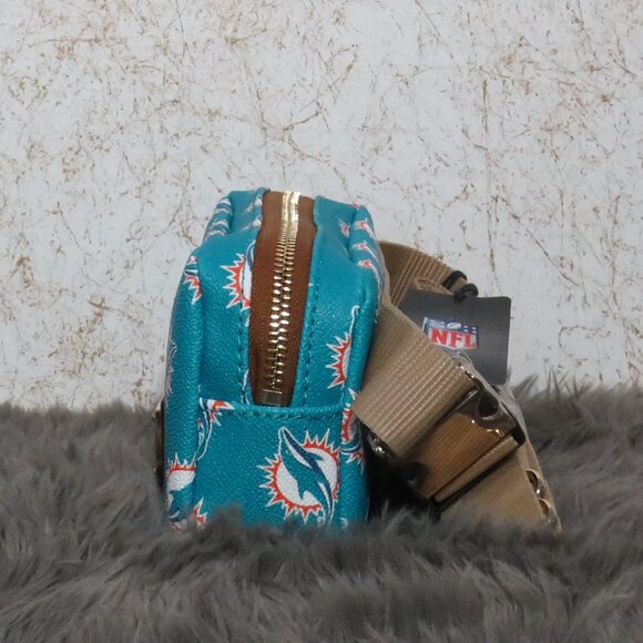 Dooney & Bourke NFL Miami Dolphins Belt Bag (Turquoise) - Picture 4 of 6